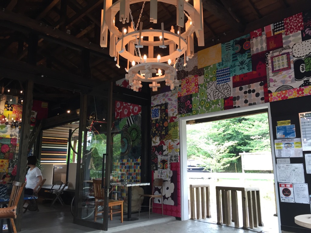 駅カフェ都田駅北欧ファブリック